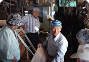 和船職人　植崎さんの技に感動
